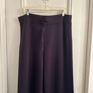 SPANX AirEssentials Wide Leg Pants w/drawstring. Navy. Size 2x long. Never worn